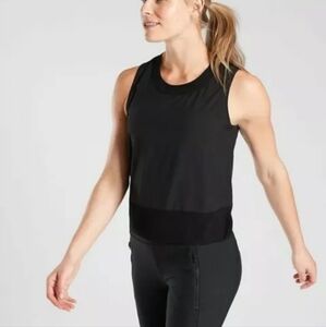 ❤️ ATHLETA BLACK ZEPHYR SHELL TOP, SMALL